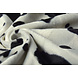 Velboa Koeienprint Zwart-Off-White Velboa Koeienprint Zwart-Off-White