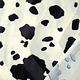 Velboa Cowprint Black-Off White