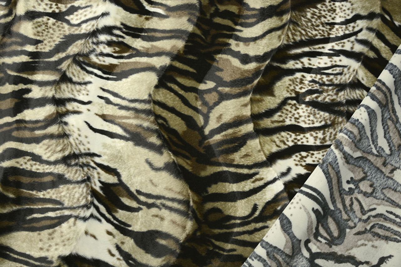 Velboa Estampado de Tigre Velboa Estampado de Tigre