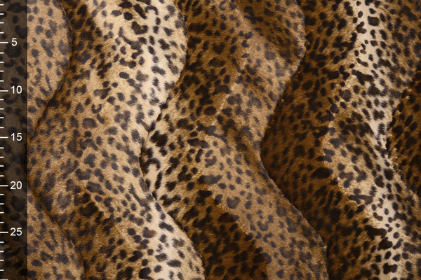 Velboa Dark Panterprint Mocha Brown