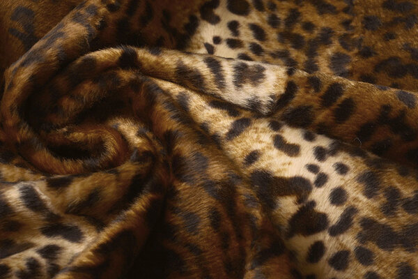 Velboa Scuro Stampa Leopardata Marrone Moka Velboa Scuro Stampa Leopardata Marrone Moka