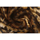 Velboa Oscuro Estampado de Leopardo Moca Marrón Velboa Oscuro Estampado de Leopardo Moca Marrón