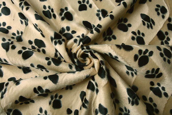 Velboa Dog Paws Sand