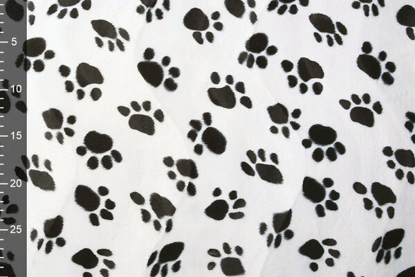 Velboa Dog Paws White