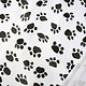 Velboa Dog Paws White