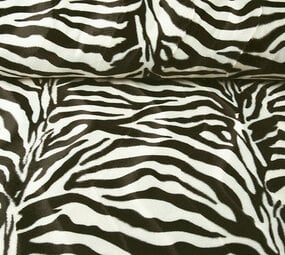 Velboa Zebraprint Large Black-Off-White Velboa Zebraprint Large Black-Off-White