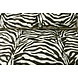 Velboa Zebraprint Groot Nero-Bianco Sporco