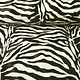 Velboa Zebraprint Groot Zwart-Off White