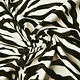 Velboa Zebraprint Groot Zwart-Off White