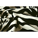 Velboa Estampado de Cebra Grande Negro-Blanco Roto Velboa Estampado de Cebra Grande Negro-Blanco Roto