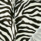 Velboa Zebraprint Large Black-Off White