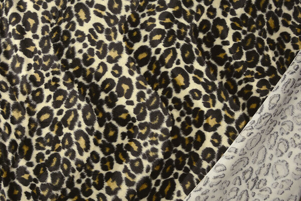 Velboa Petit Imprimé Léopard
