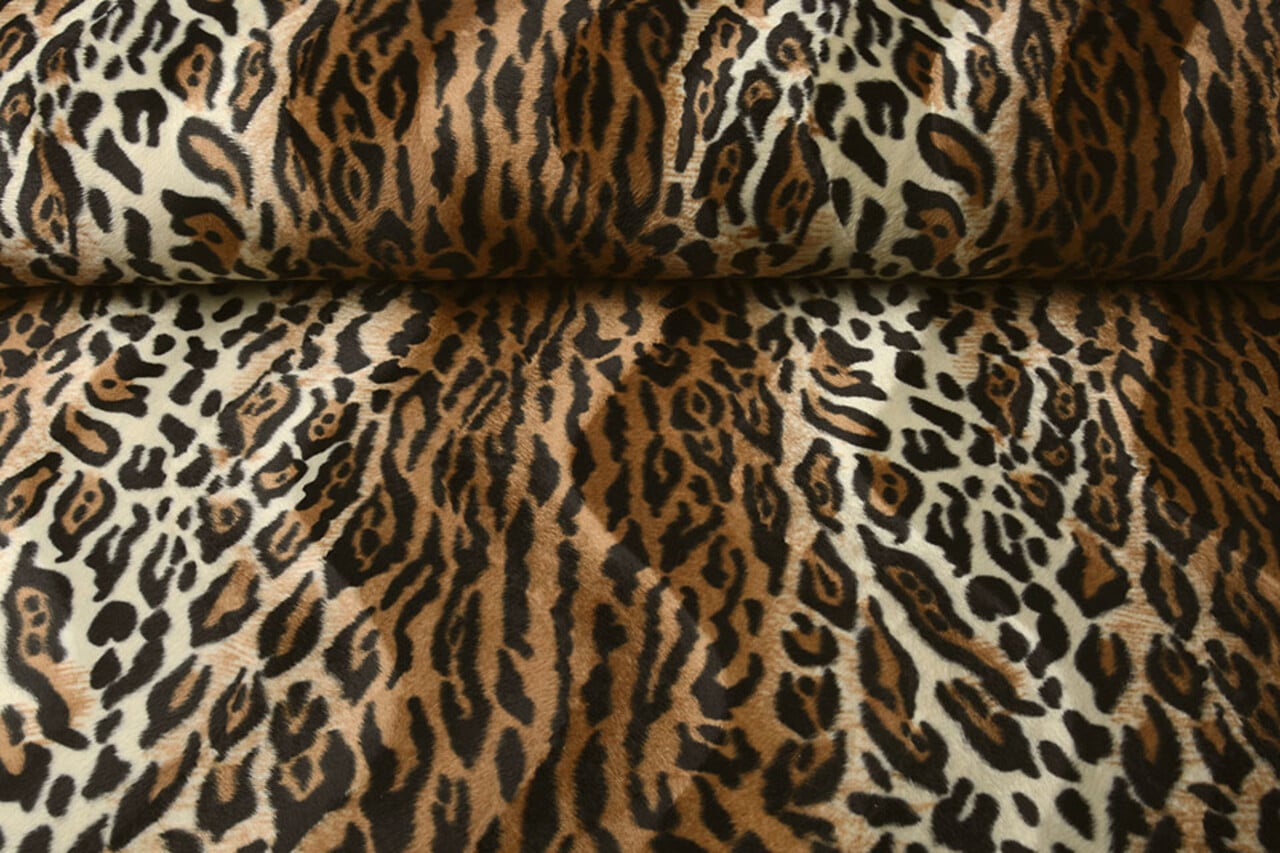 Velboa Claro Estampado de Leopardo Velboa Claro Estampado de Leopardo