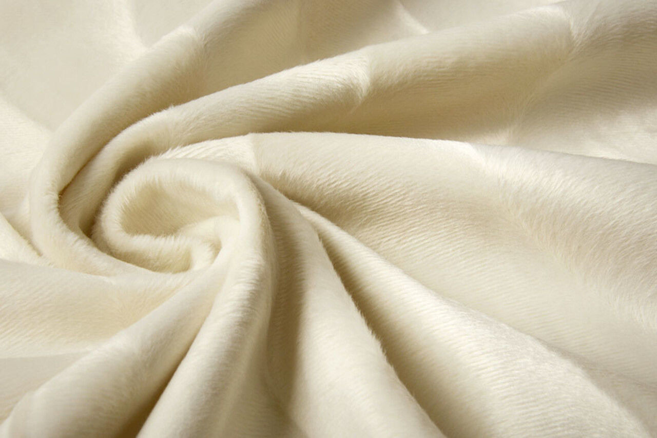 Velboa Liso Blanco Roto
