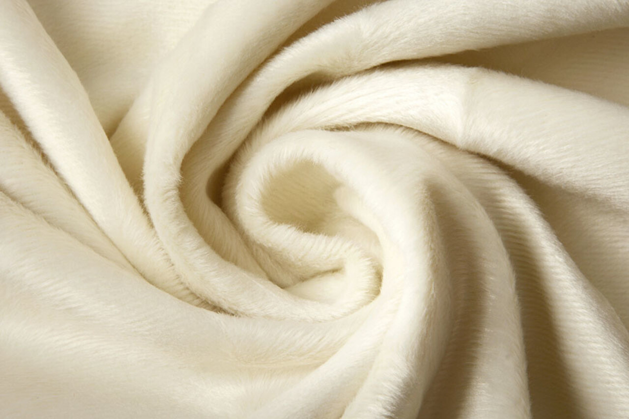 Velboa Liso Blanco Roto