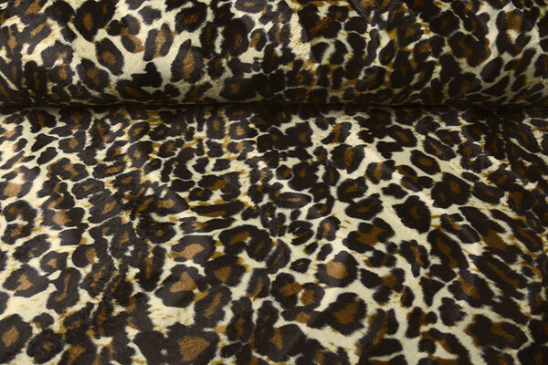 Velboa Donker Medium Panterprint