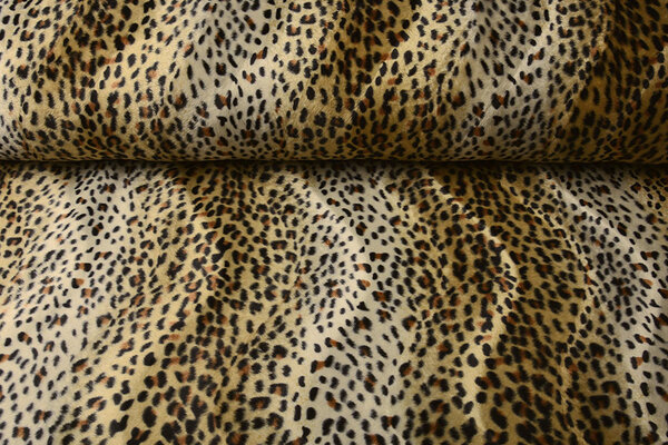 Velboa Claro Estampado de Leopardo Dorado Velboa Claro Estampado de Leopardo Dorado