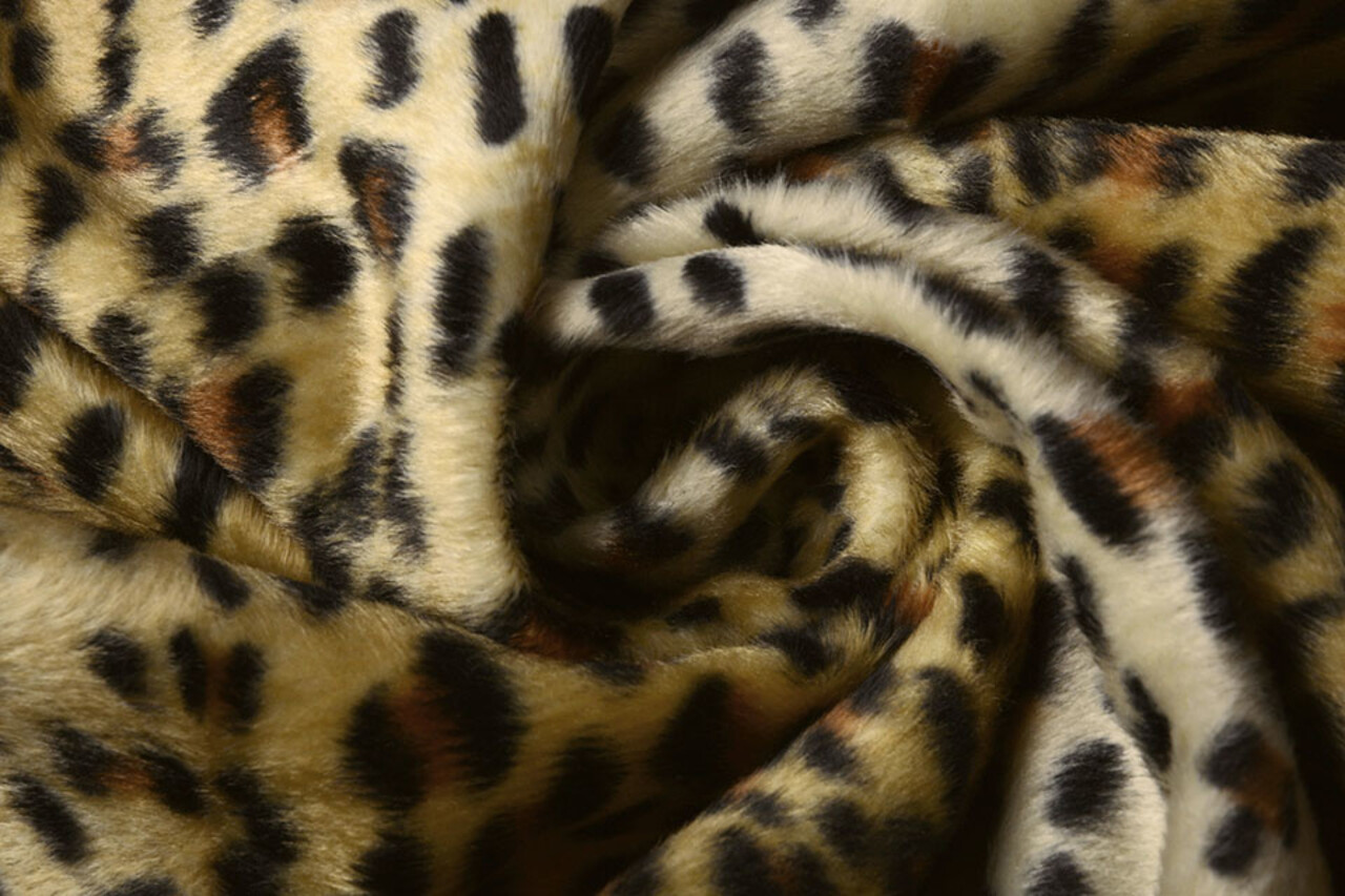 Velboa Hell Pantherdruck Gold Velboa Hell Pantherdruck Gold