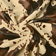 Velboa Native American Horses Print Brown