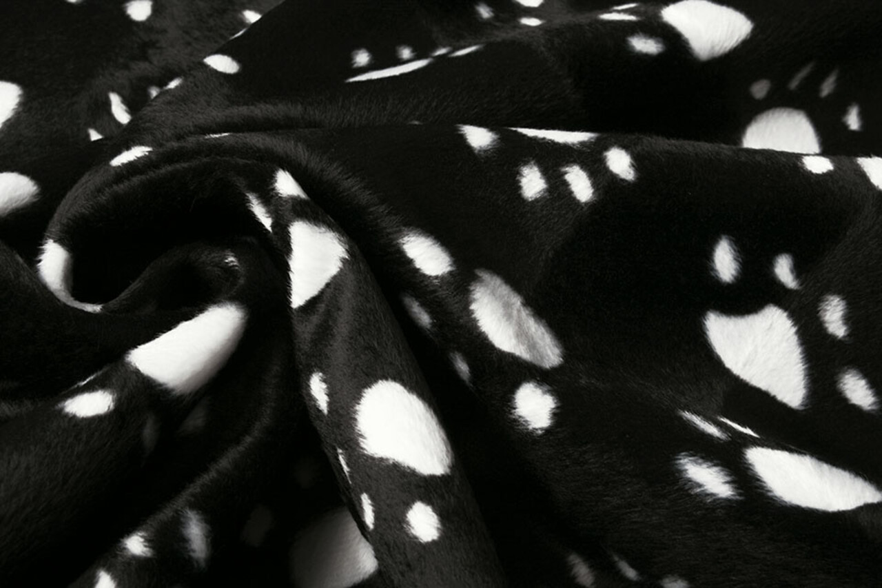 Velboa Dogprint Paws Black