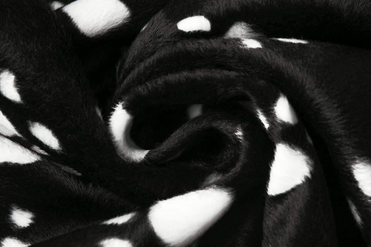 Velboa Dogprint Paws Black