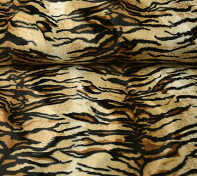 Velboa Tiger Bedruckt Velboa Tiger Bedruckt