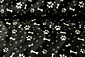 Velboa Dog Paws with Bone Black