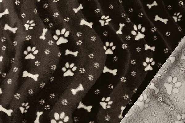 Velboa Hondenpootjes met Bot Bruin