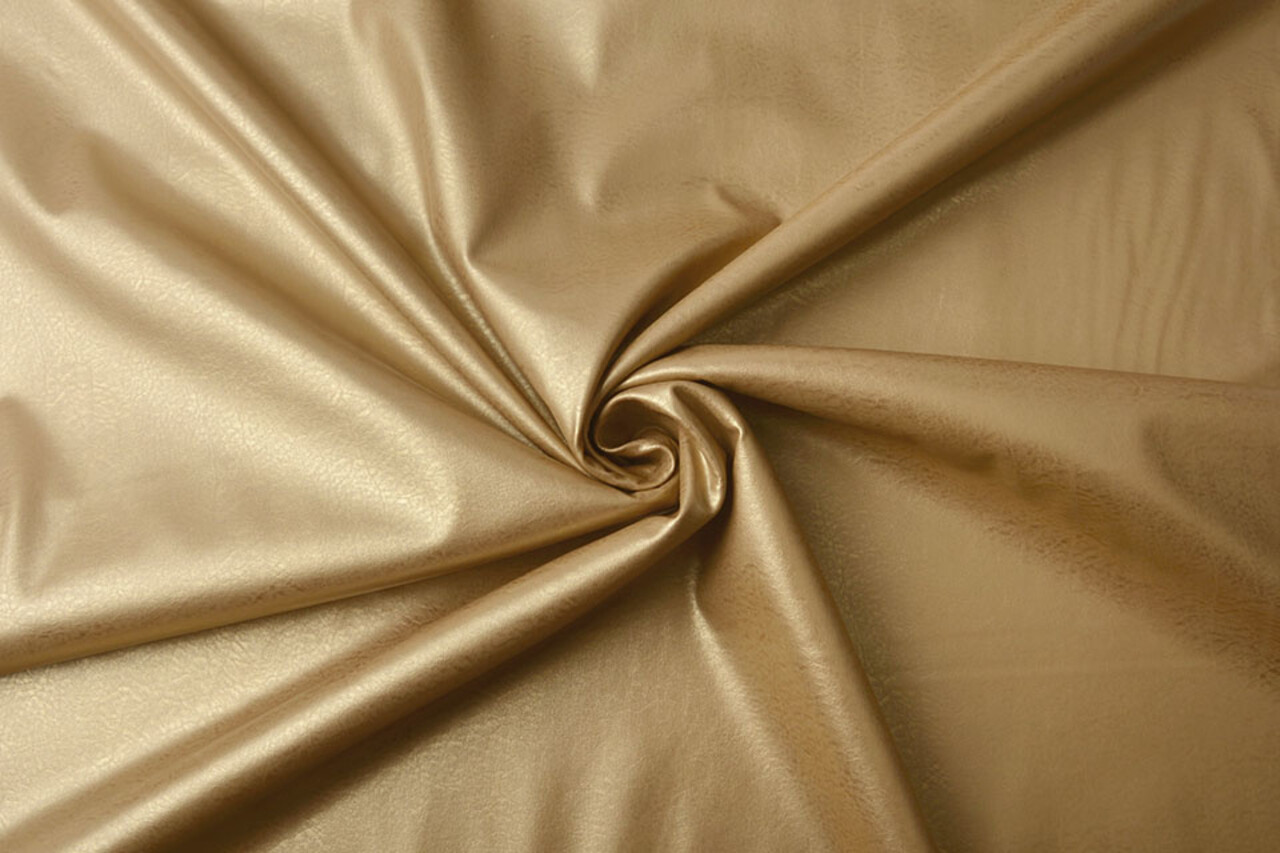 Piel Sintética Dorado Oscuro