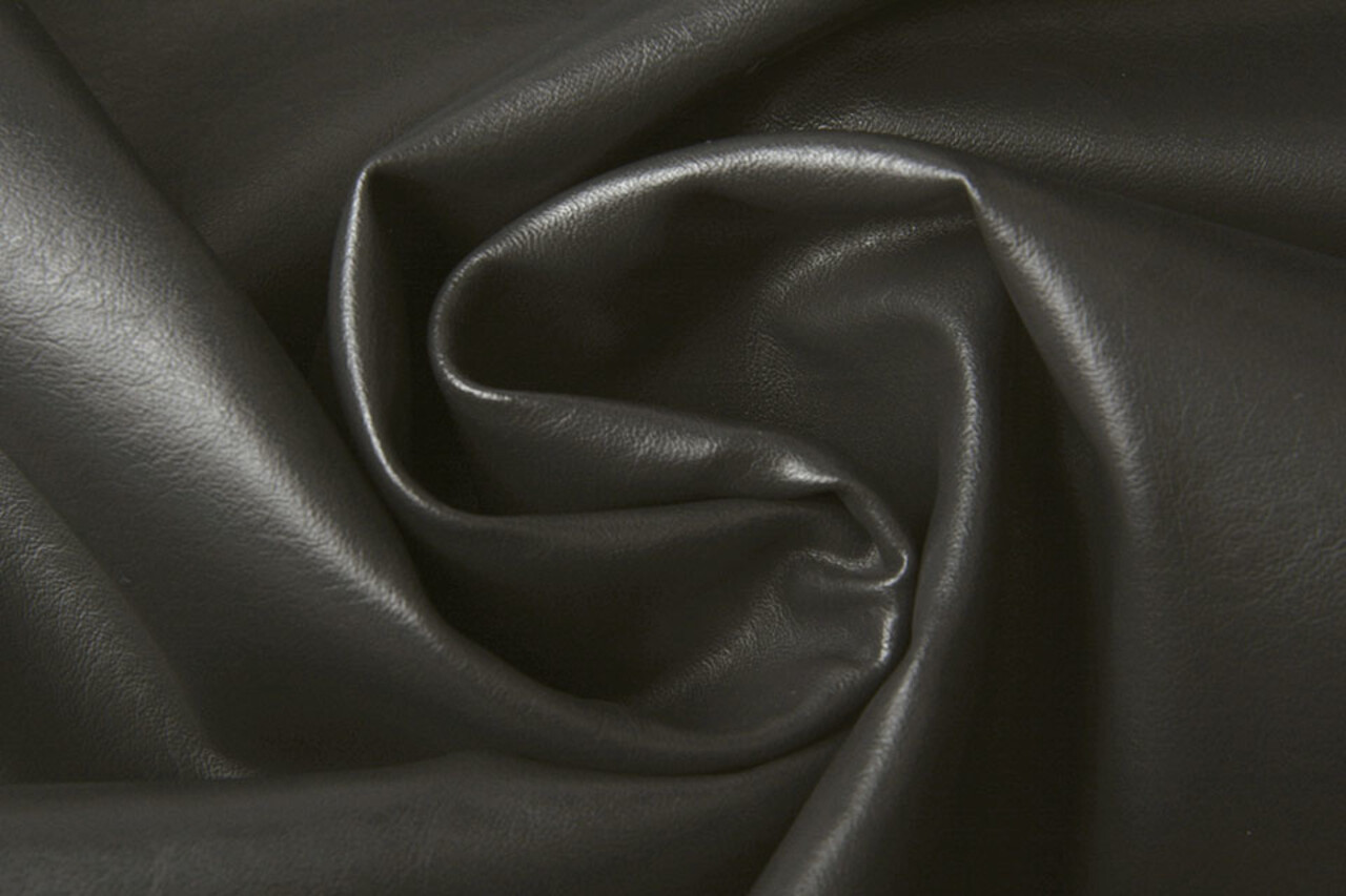 Piel Sintética Antracita Gris