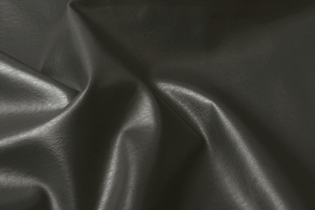 Piel Sintética Antracita Gris