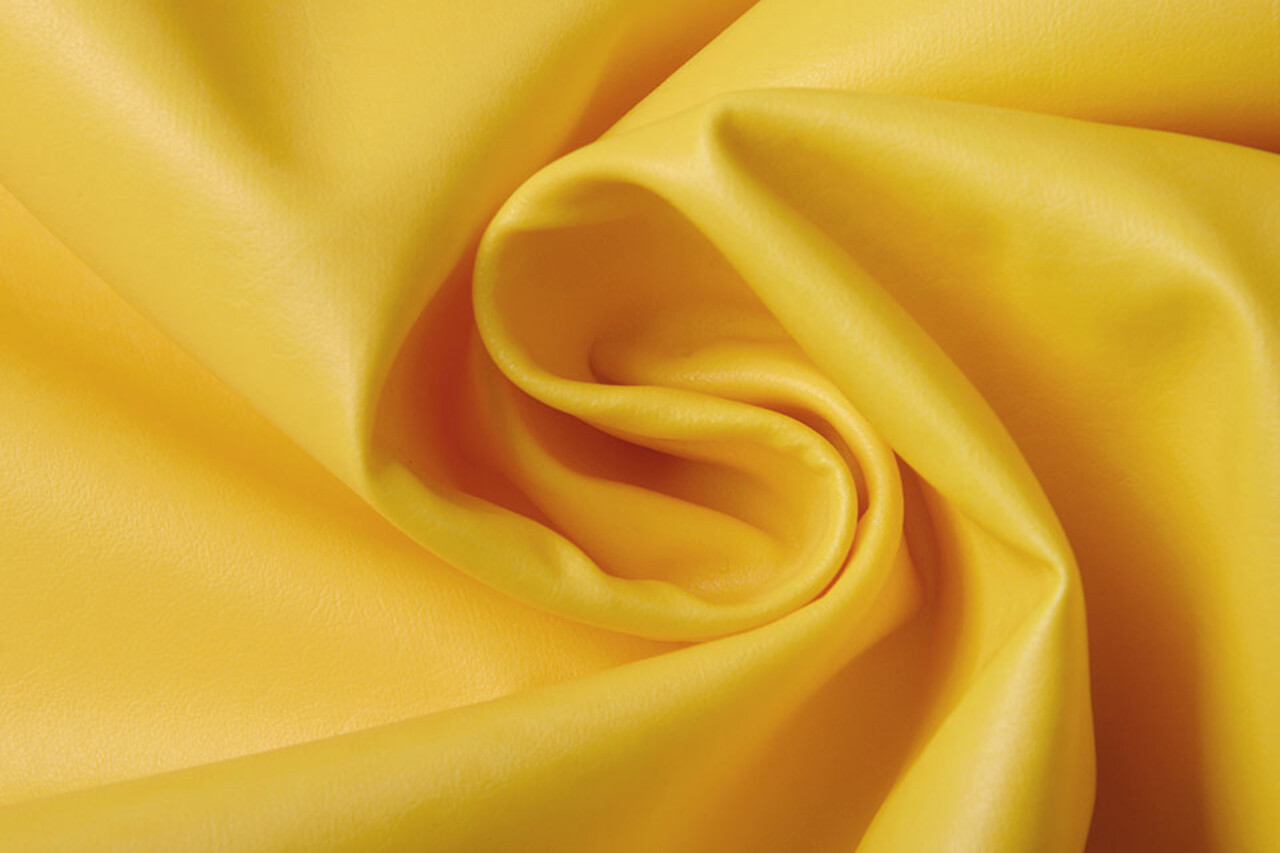Kunstleder Gelb