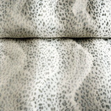 Velboa Nieve Estampado de Leopardo Gris Velboa Nieve Estampado de Leopardo Gris