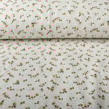 Oeko-Tex®  Cotton Jersey Embroidery Flowers Creme Oeko-Tex®  Cotton Jersey Embroidery Flowers Creme