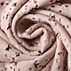 Oeko-Tex®  Baumwoll Jersey Stickerei  Blumen Puderrosa