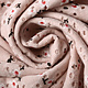 Oeko-Tex®  Katoen Jersey Broderie Bloemen Poeder Roze