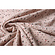 Oeko-Tex® Jersey Coton Broderie Anglaise Fleurs Rose Poudré Oeko-Tex® Jersey Coton Broderie Anglaise Fleurs Rose Poudré