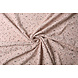 Oeko-Tex® Jersey Coton Broderie Anglaise Fleurs Rose Poudré Oeko-Tex® Jersey Coton Broderie Anglaise Fleurs Rose Poudré