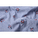 Seersucker Rayures Fleurs Rouge Seersucker Rayures Fleurs Rouge