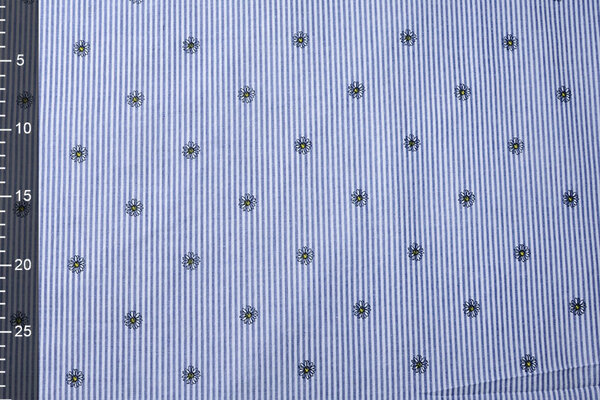 Seersucker Strepen Madelief