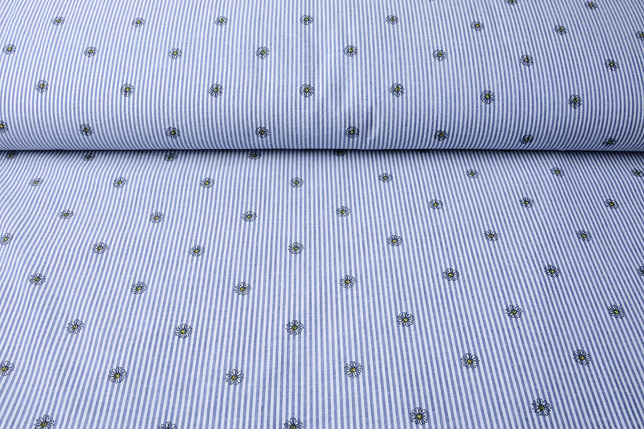 Seersucker Stripes Daisy