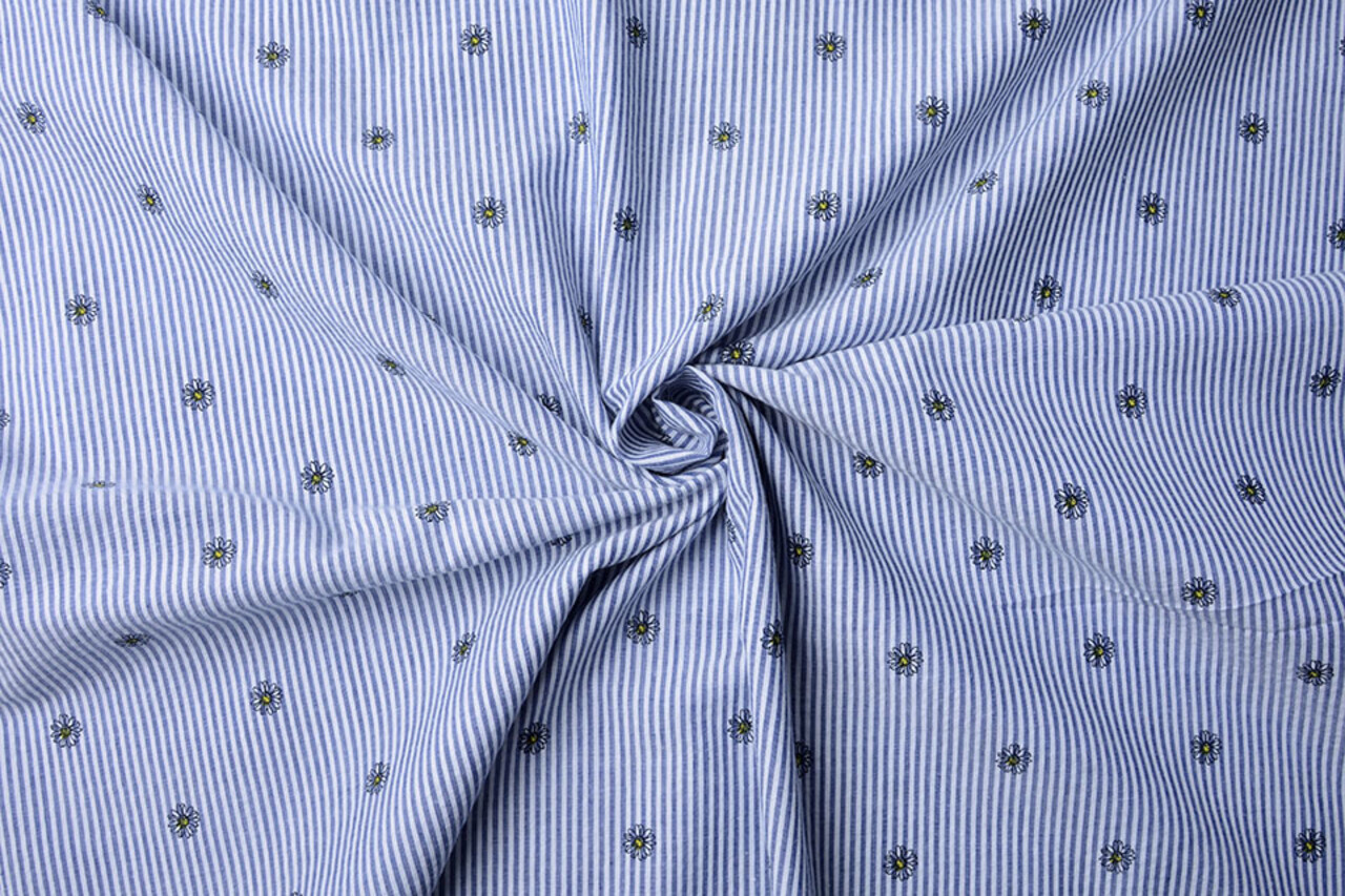 Seersucker Stripes Daisy