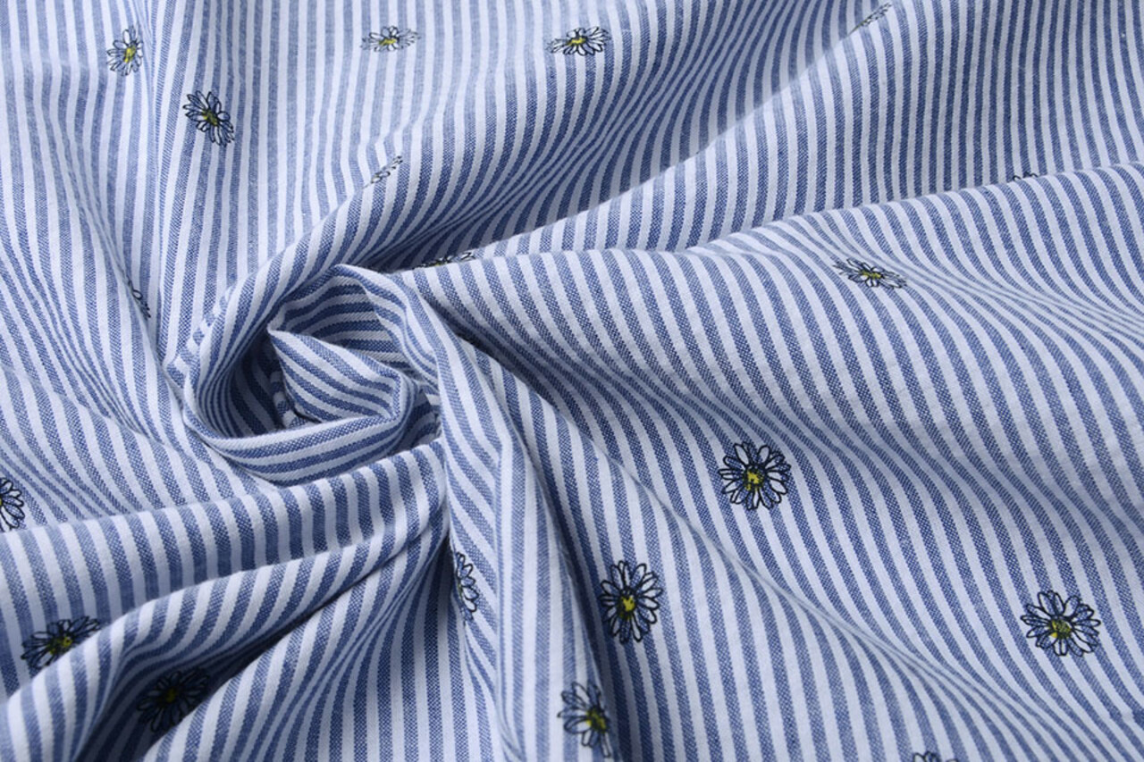 Seersucker Stripes Daisy