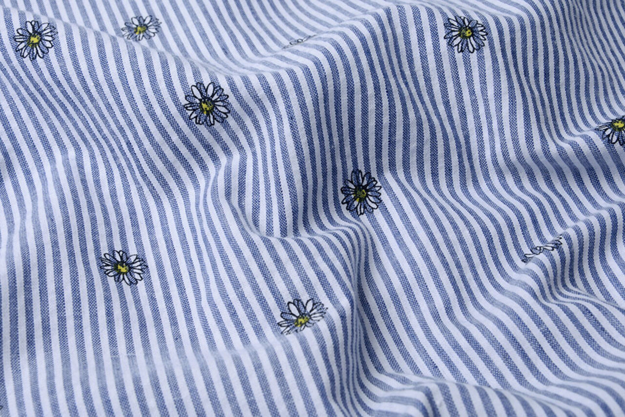 Seersucker Stripes Daisy