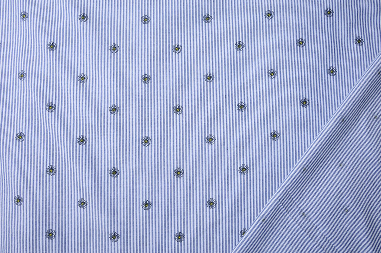 Seersucker Stripes Daisy