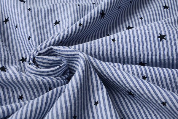 Seersucker Stripes with Stars