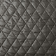 Quilted Alcantara Suede  Anthracite Grey