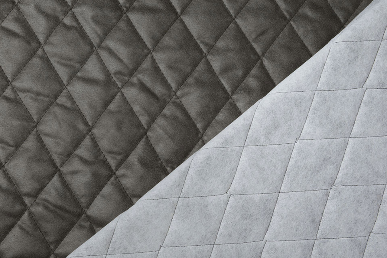 Gesteppter Alcantara Suedine Antrazitgrau Gesteppter Alcantara Suedine Antrazitgrau