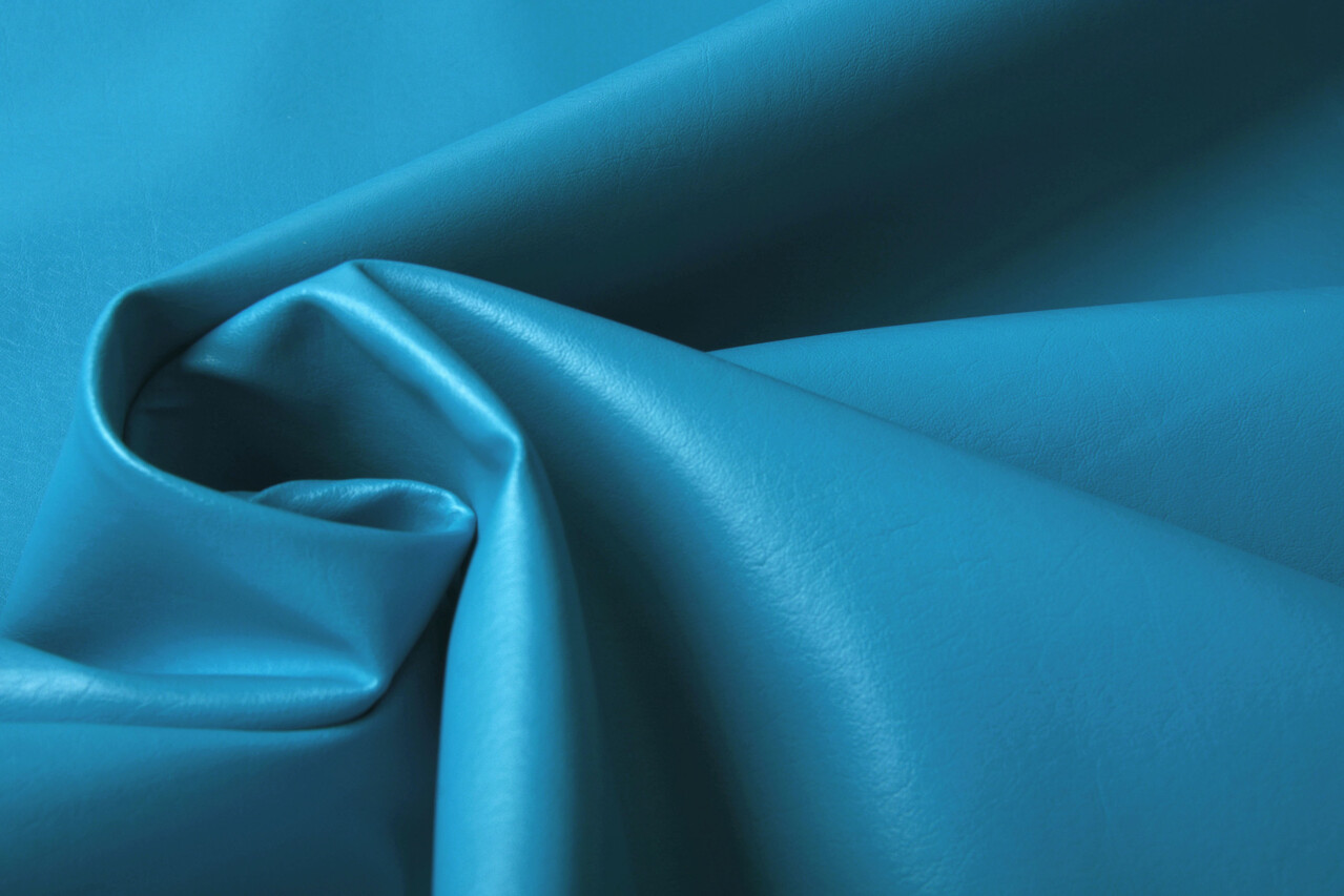 Artificial Leather Dark Aqua
