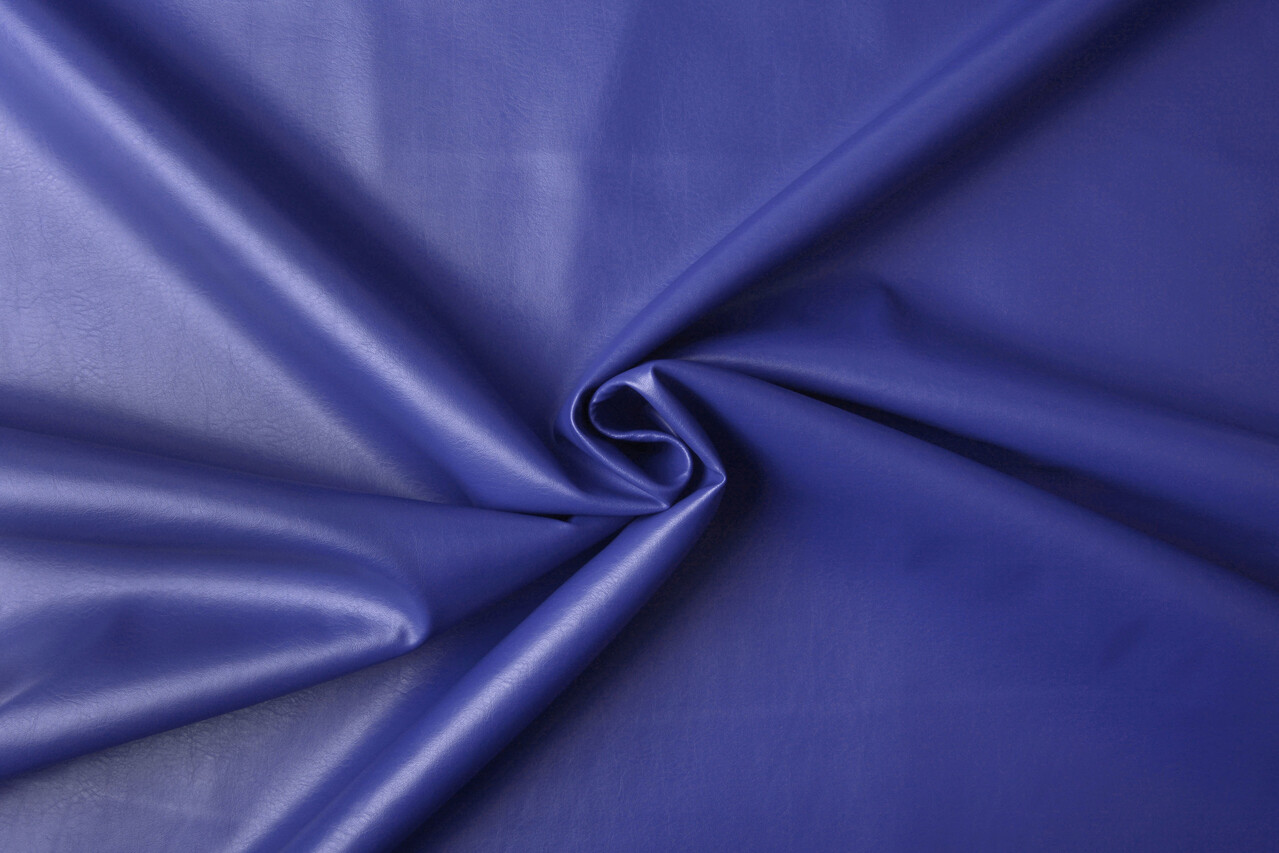 Imitatieleer Konings Blauw Imitatieleer Konings Blauw